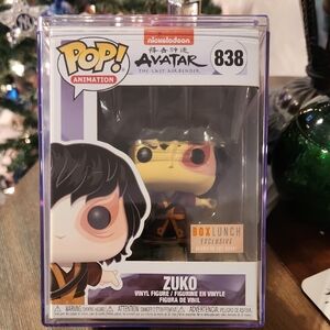 Funko Pop Animation Zuko with Black and Yellow Details